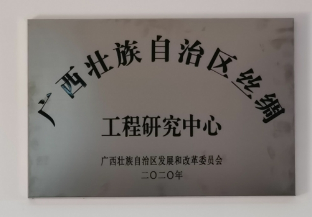 喜訊！廣西絹麻紡織科學研究所有限公司正式掛牌廣西壯族自治區絲綢工程研究中心